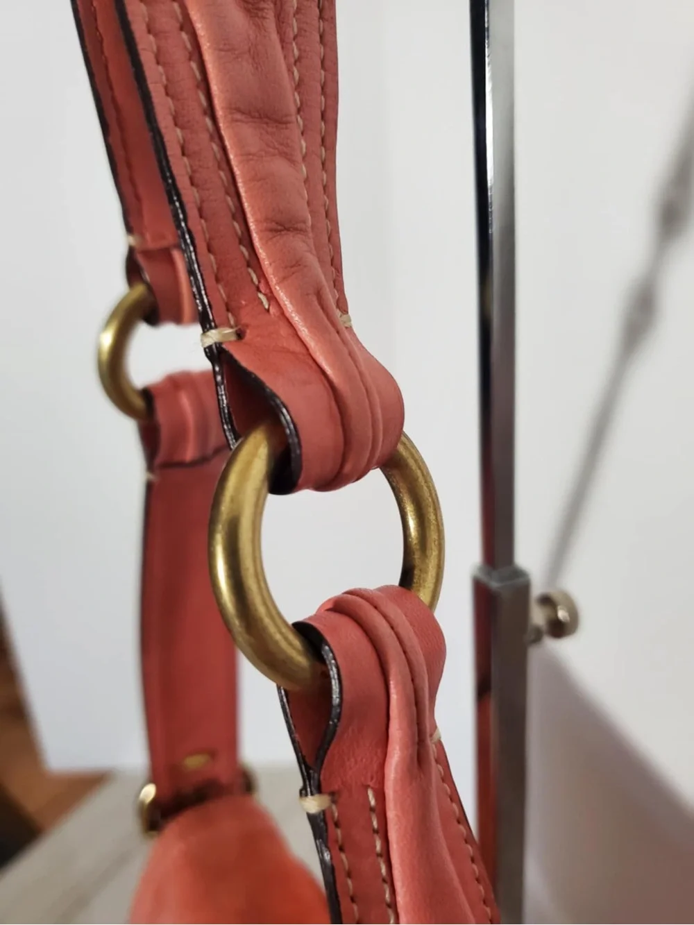 Coach Y2K SoHo Messenger Bag Coral Suede 8A21